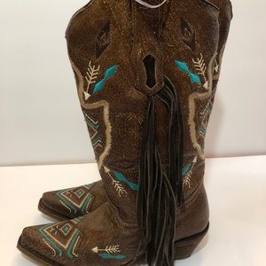 Corral Fringe Boot